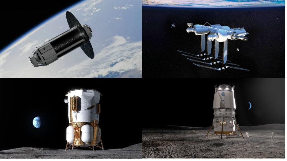 Public Blue Origin programs I have made notable contributions to: Blue Transporter, Orbital Reef Space Station, Blue Moon MK1 Pathfinder, and Blue Moon MK2 Crew Lander.